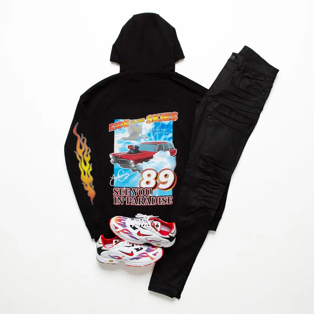 Ride 2 The Skies Pullover Hoodie (Black)