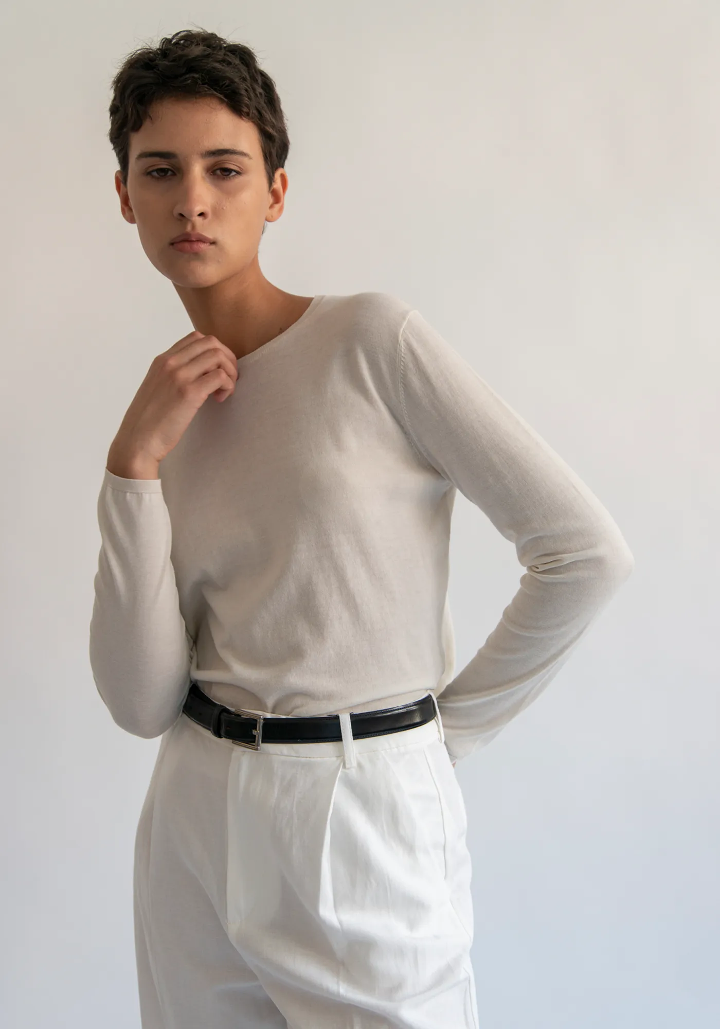 Riley Fine Pima Cotton Sweater