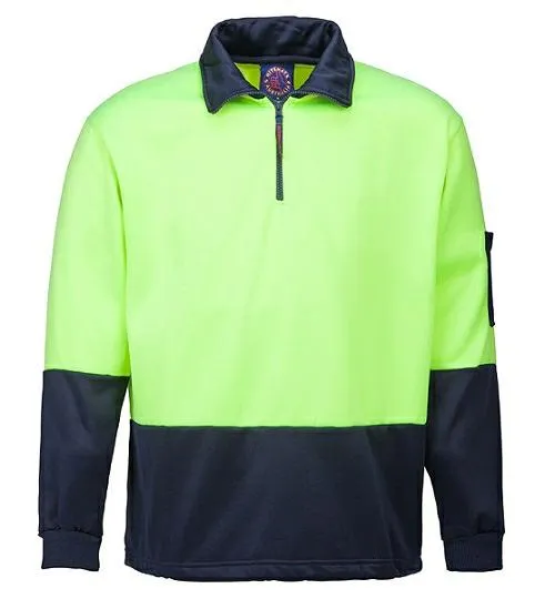 RiteMate RM6012 hlf zip fleecy pullover