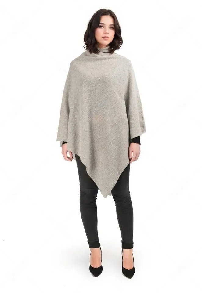 RITZY Wool Blend Poncho-More Colours Available