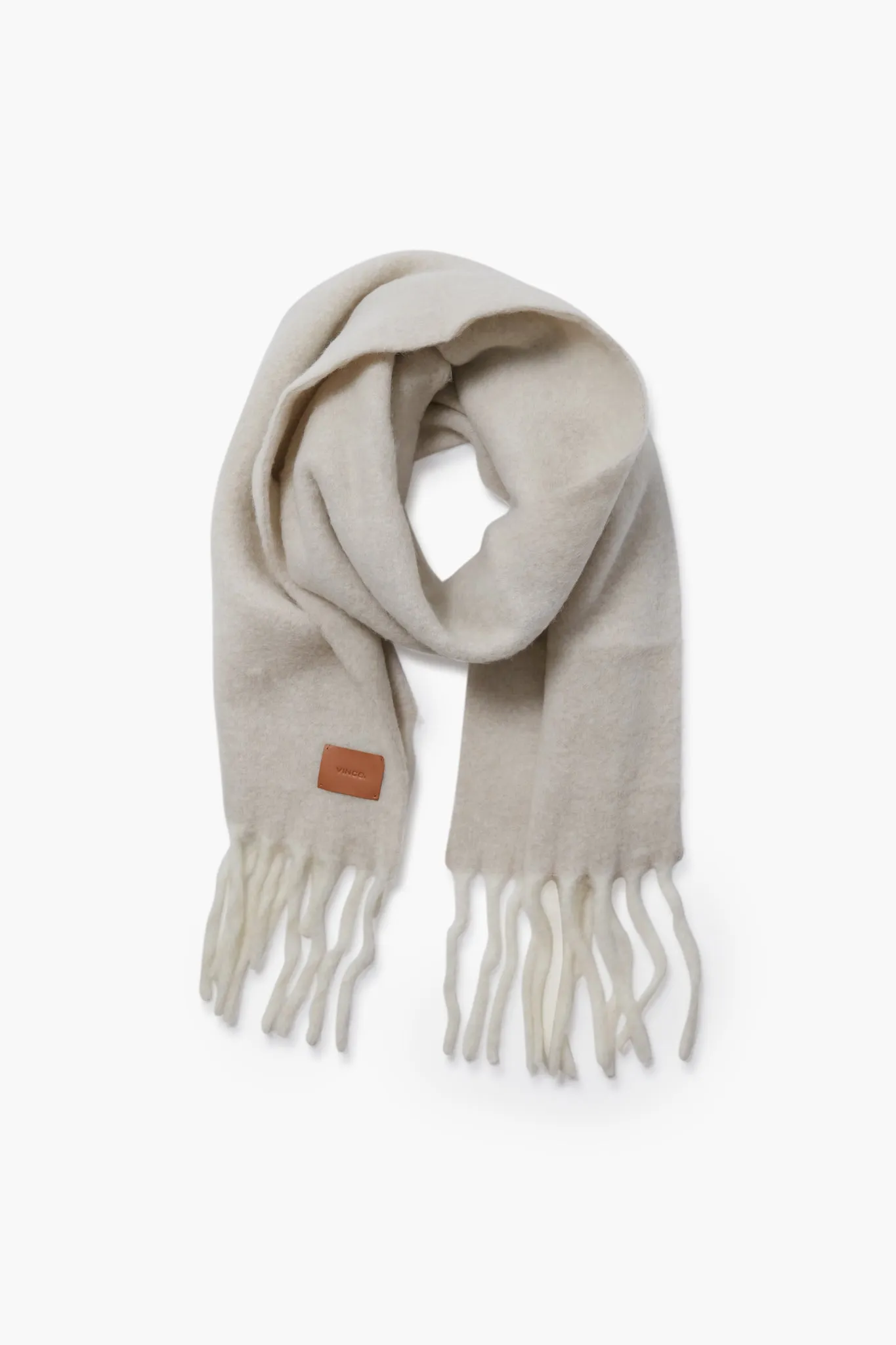 Sand Dune Brushed Alpaca Solid Scarf