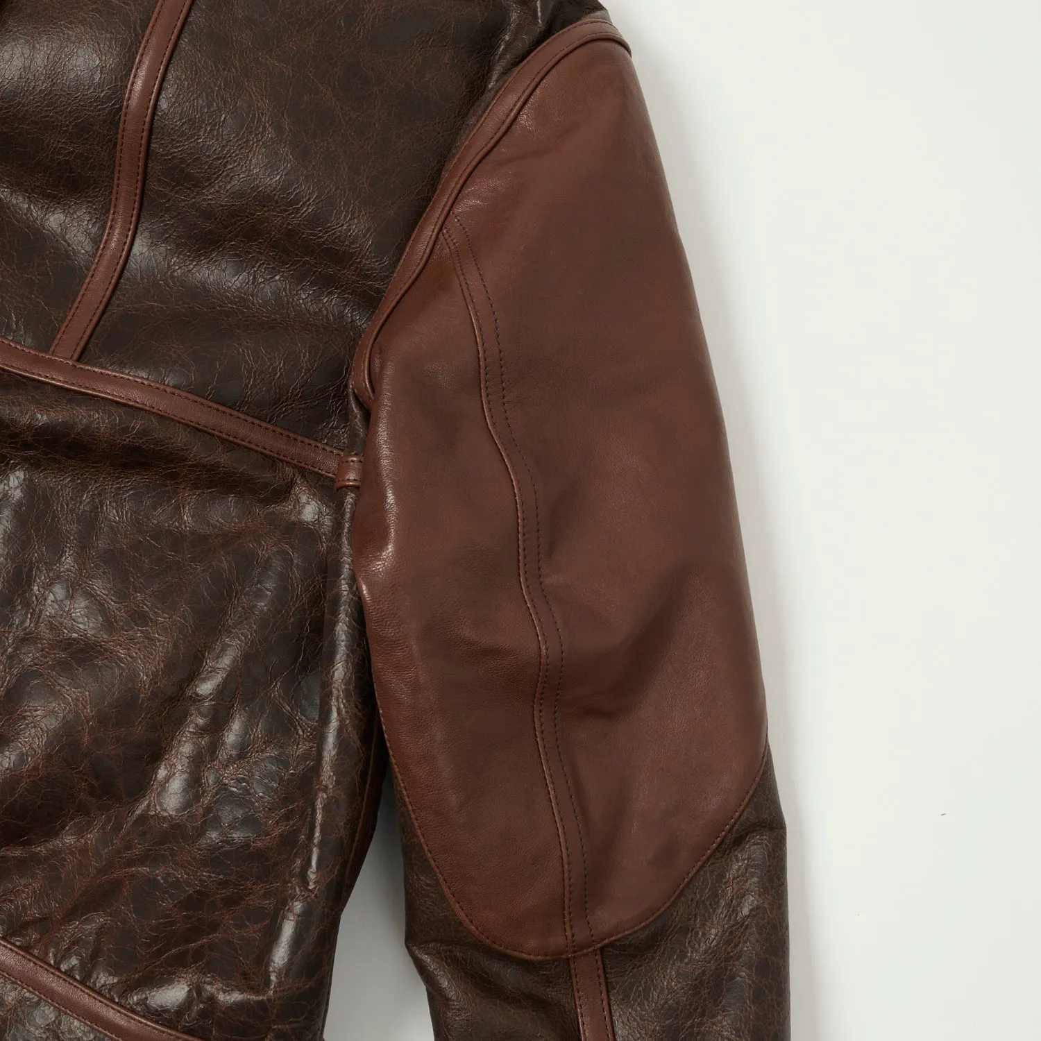 Shangri-La Heritage 'Aviatore' B-3 Shearling Flight Jacket - Brown