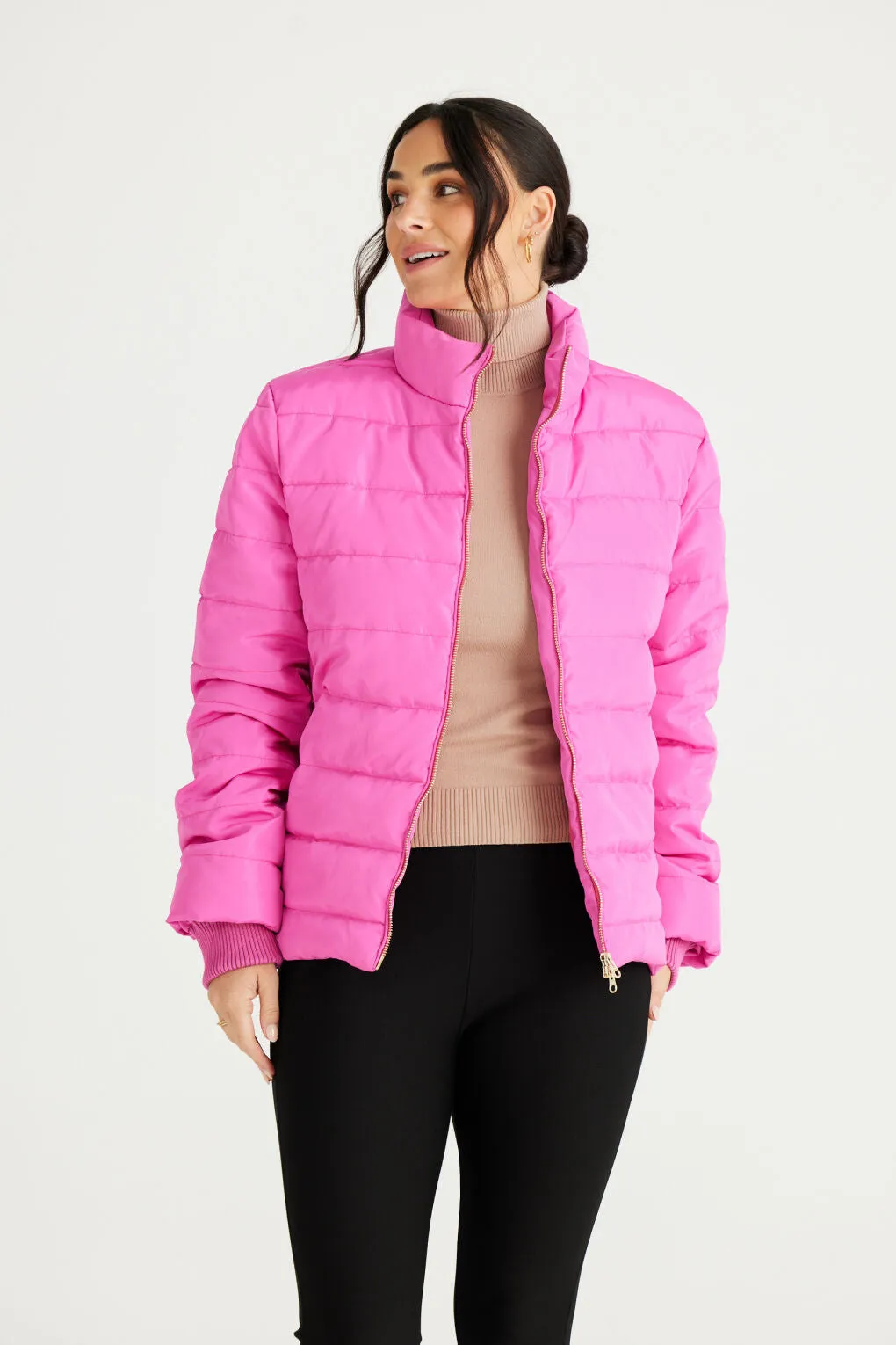 Sillian Puffer (Hot Pink)