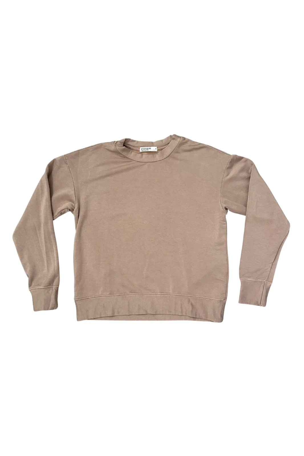 Softest Fleece Crew Neck Pullover, Almond