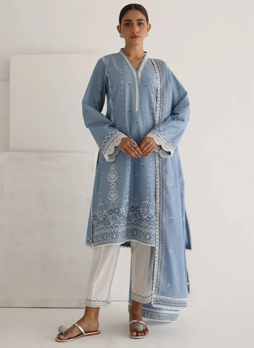 Spring Summer Pret '24 - Embroidered Kurta Set 19848