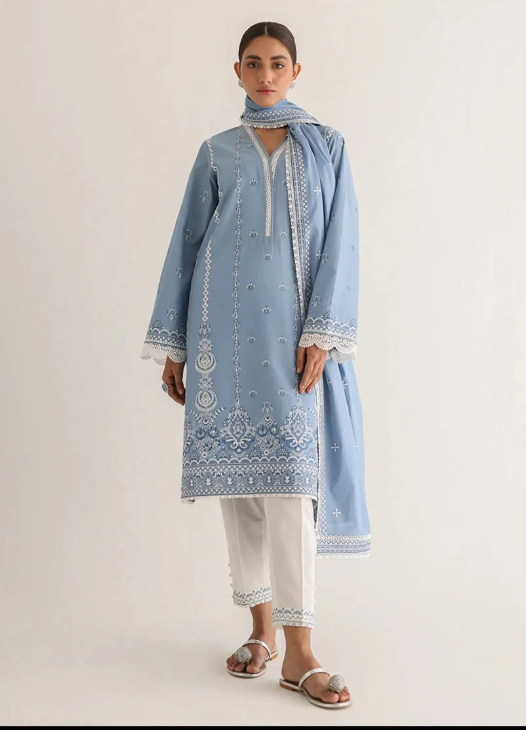 Spring Summer Pret '24 - Embroidered Kurta Set 19848