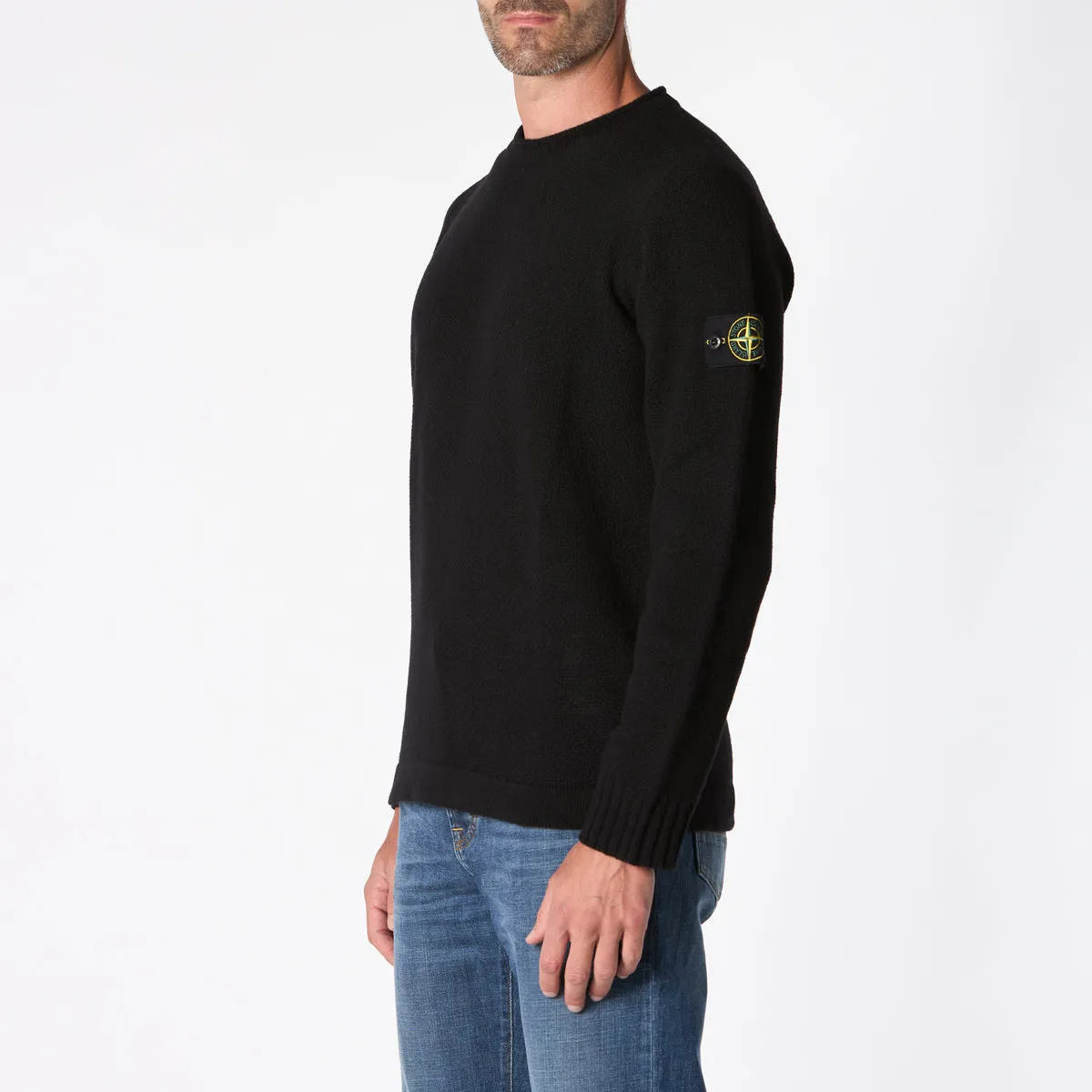 STONE ISLAND SWEATER 8115568A3 A0029 BLACK