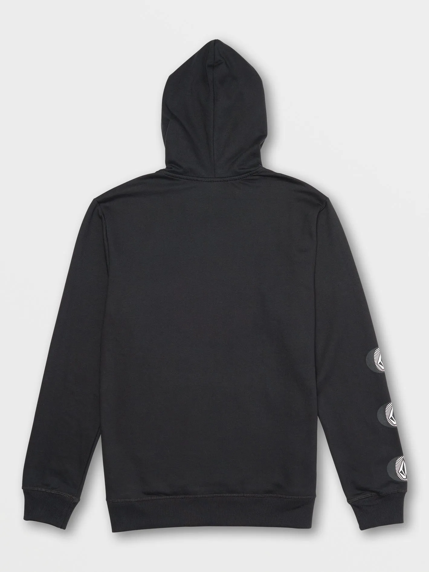 Stone Stacker Fleece Hoodie - Black