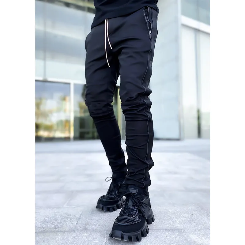 Stretch Reflective Sports Fitness Trousers