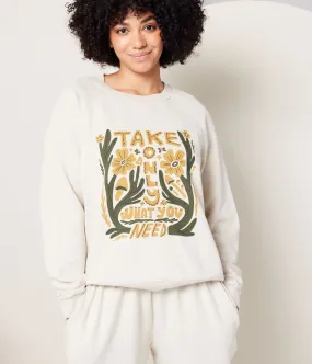 Take Only What You Need Pullover