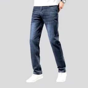 Tapered men's thin jeans