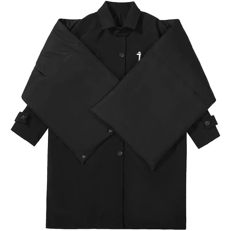 Techwear Cypher Detachable Two-Piece Trench Coat