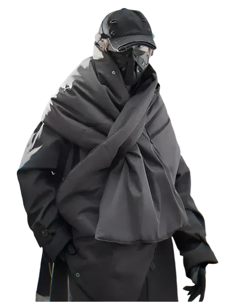 Techwear Cypher Detachable Two-Piece Trench Coat