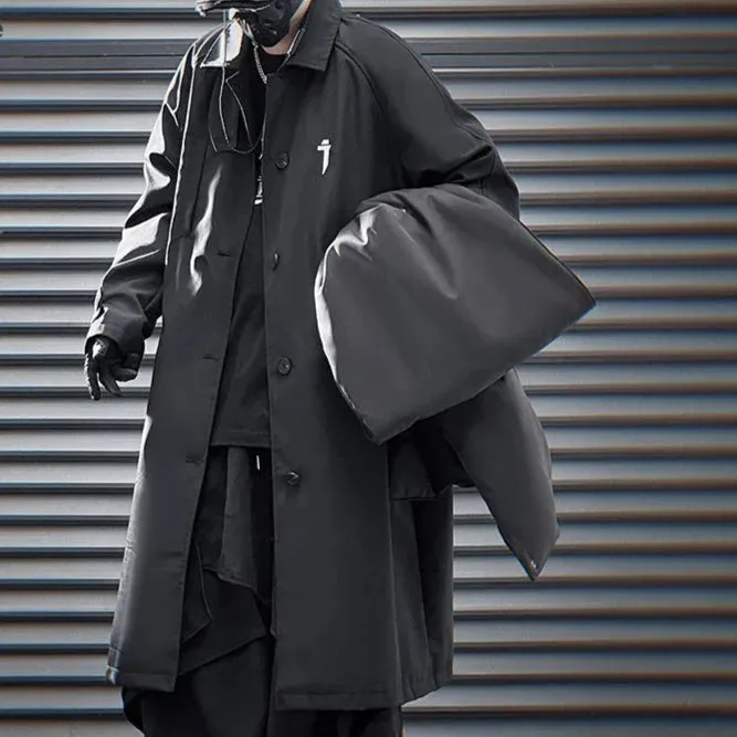 Techwear Cypher Detachable Two-Piece Trench Coat