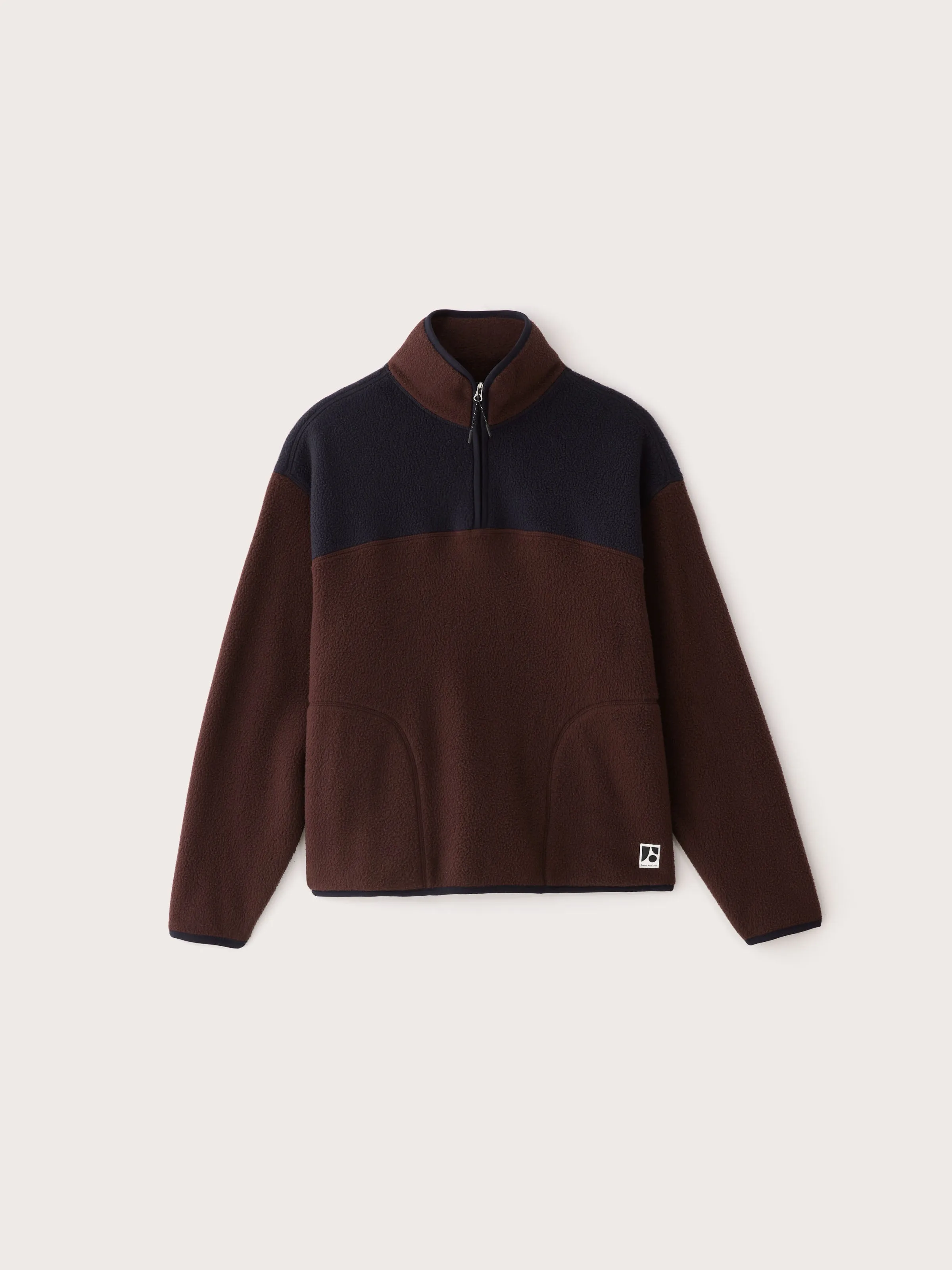 The Axis Polar Fleece Pullover in Burgundy