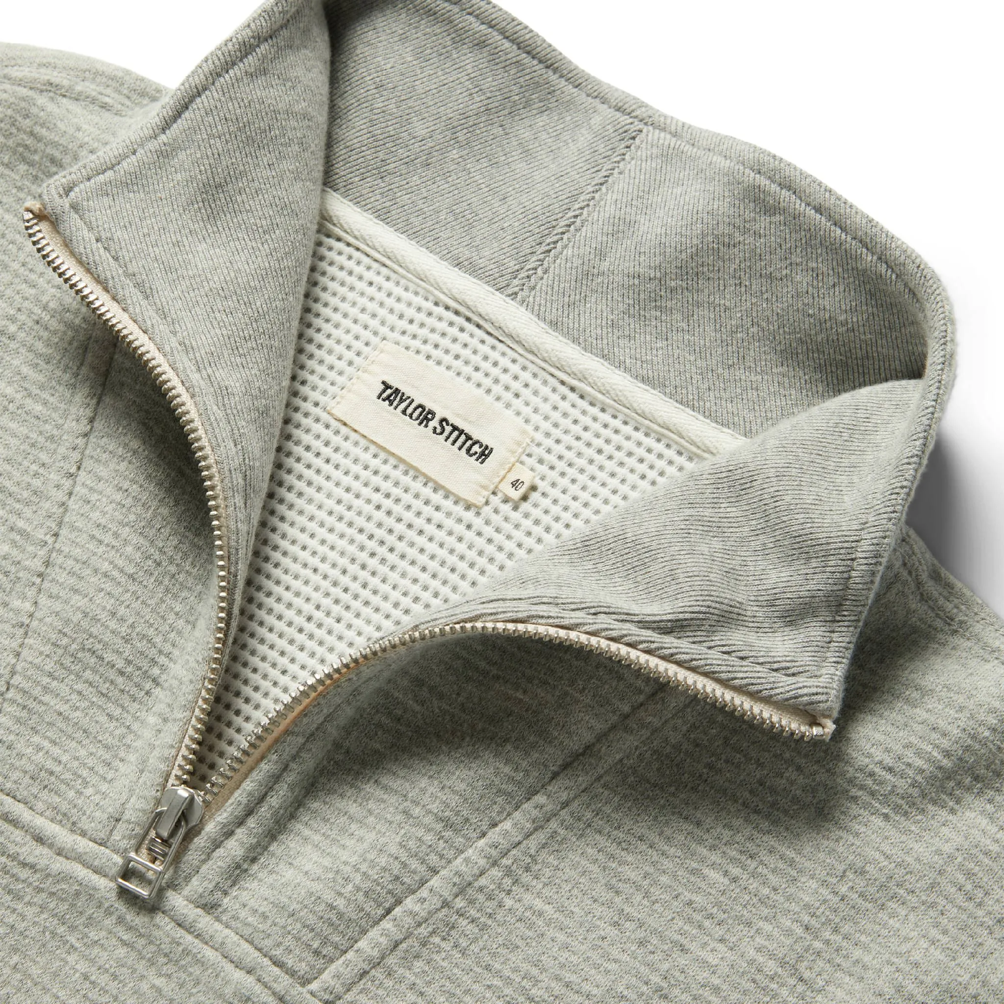 The Horizon Pullover in Ash Double Knit