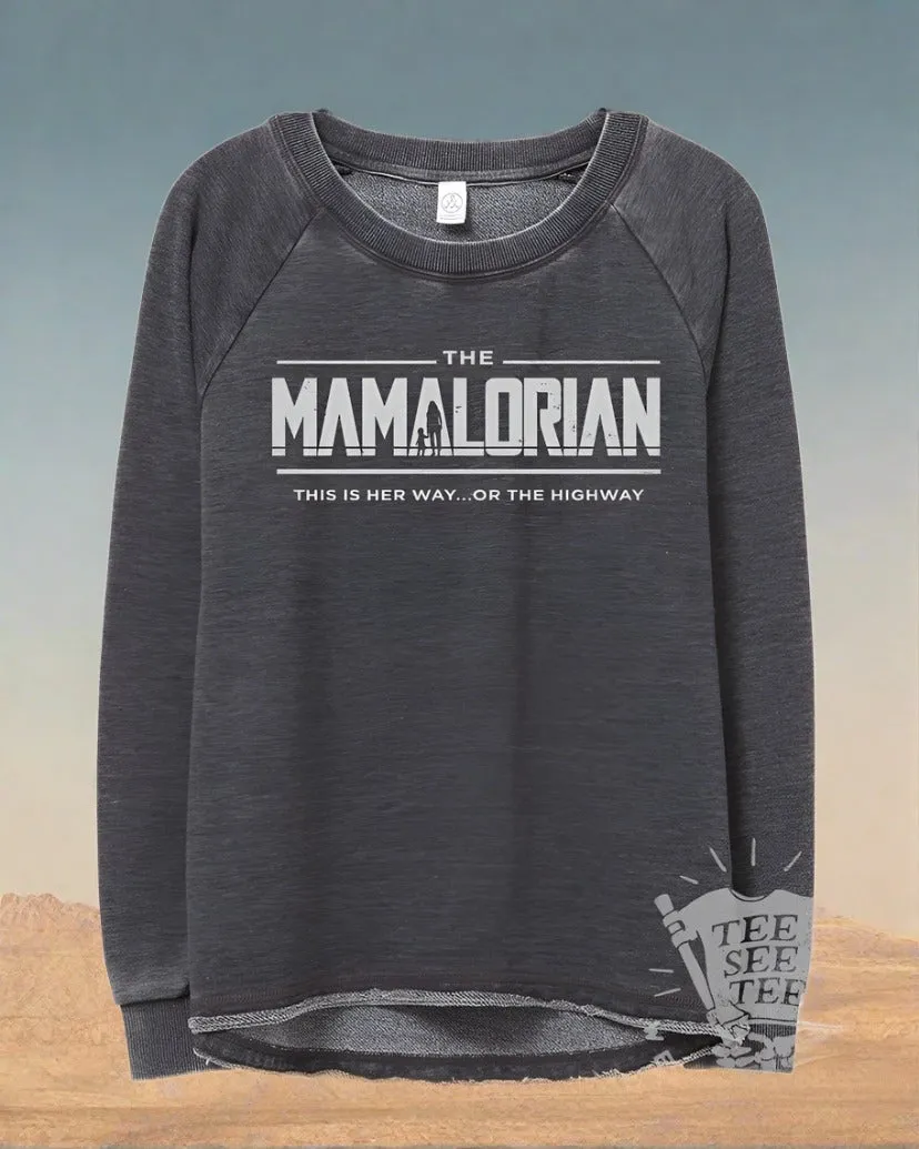 The MAMAlorian Women's Lazy Day Pullover | Tee See Tee Limited Edition