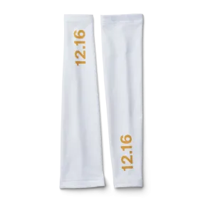 Twelve Sixteen Arm Warmers 149 White/gold