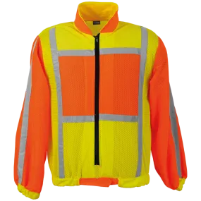 Two-Tone Long Sleeve Reflective Vest