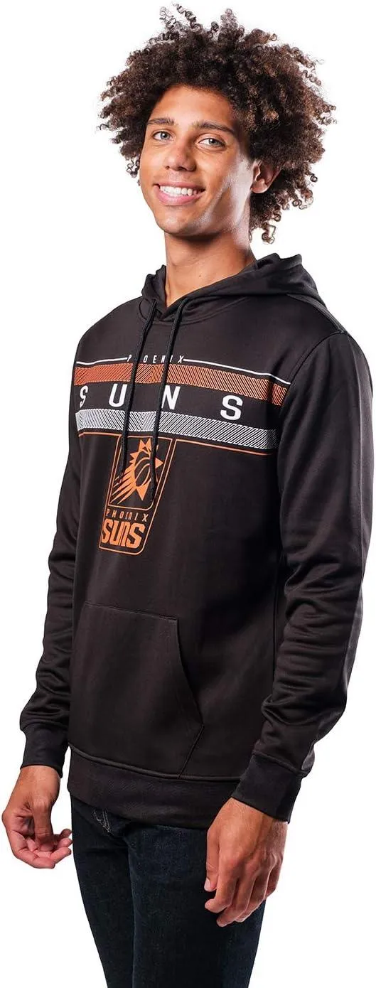 Ultra Game NBA Official Men’s Super Soft Midtown Hoodie Pullover Sweatshirt - Unisex, Phoenix Suns|Phoenix Suns