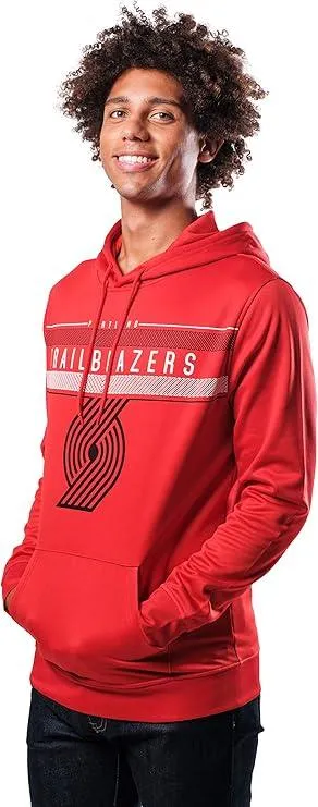 Ultra Game NBA Official Men’s Super Soft Midtown Hoodie Pullover Sweatshirt - Unisex, Portland Trail Blazers|Portland Trail Blazers