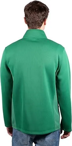 Ultra Game NBA Official Men’s Super Soft  Quarter Zip Pullover Sweatshirt with Zipper Pockets - Unisex, Boston Celtics, Team Color|Boston Celtics