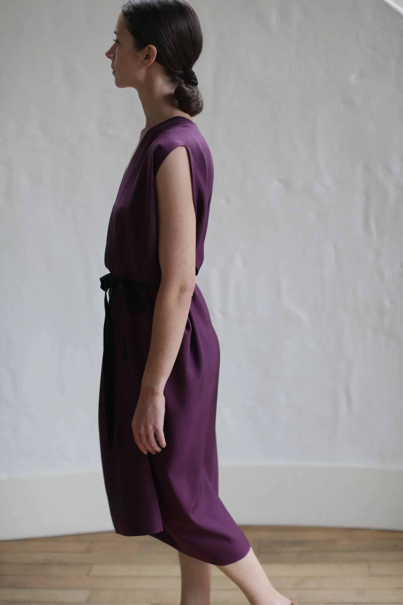 Vest Dress | Aubergine