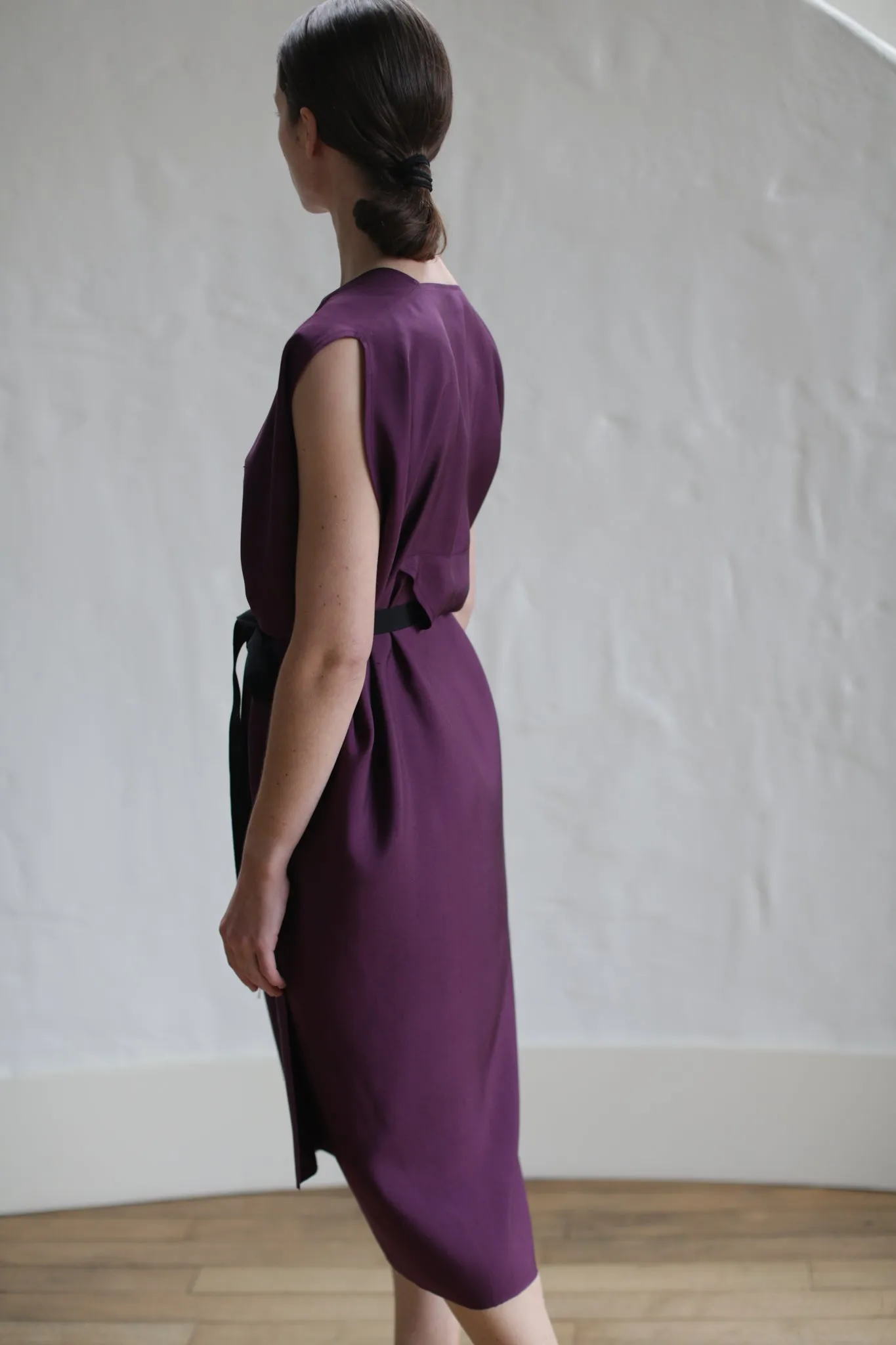 Vest Dress | Aubergine