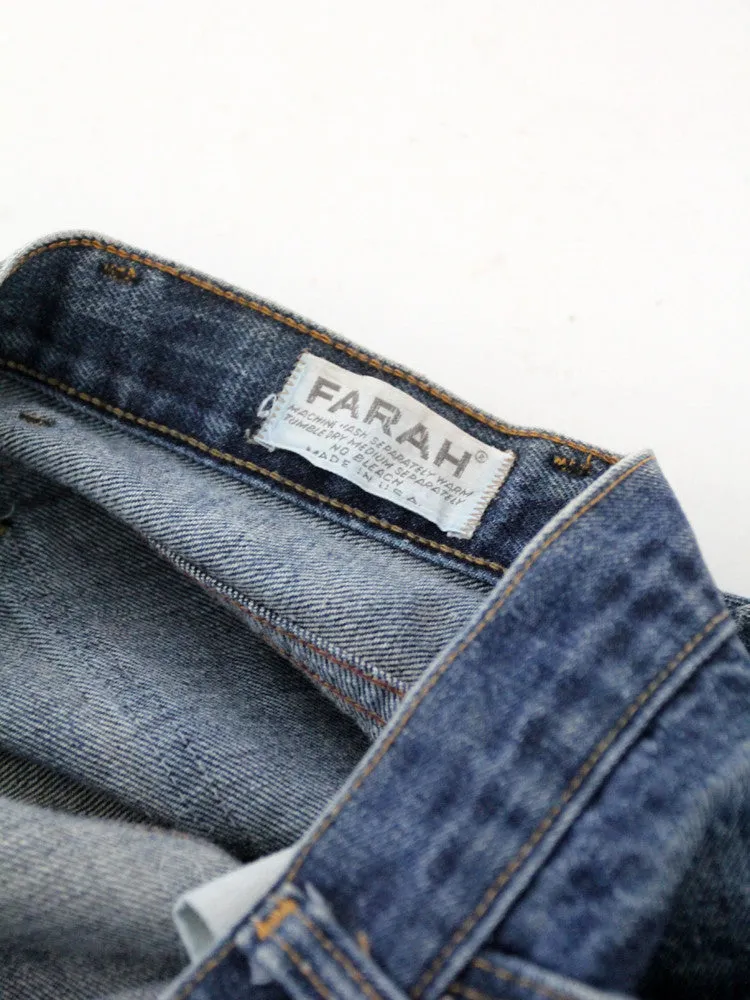 vintage 70s Farah jeans, 35 x 29