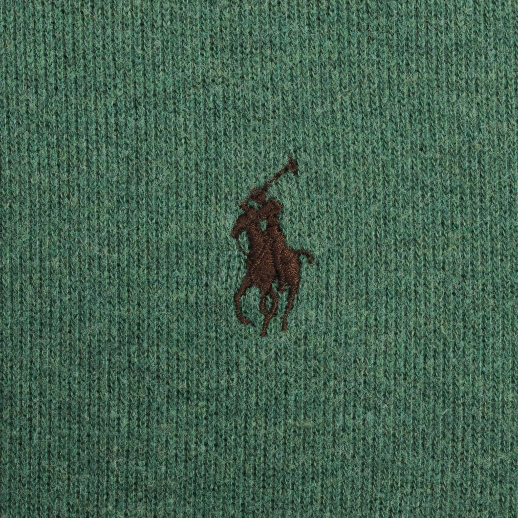 VINTAGE POLO RALPH LAUREN GREEN QUARTER 1/4 ZIP SWEATER 1990S SIZE LARGE