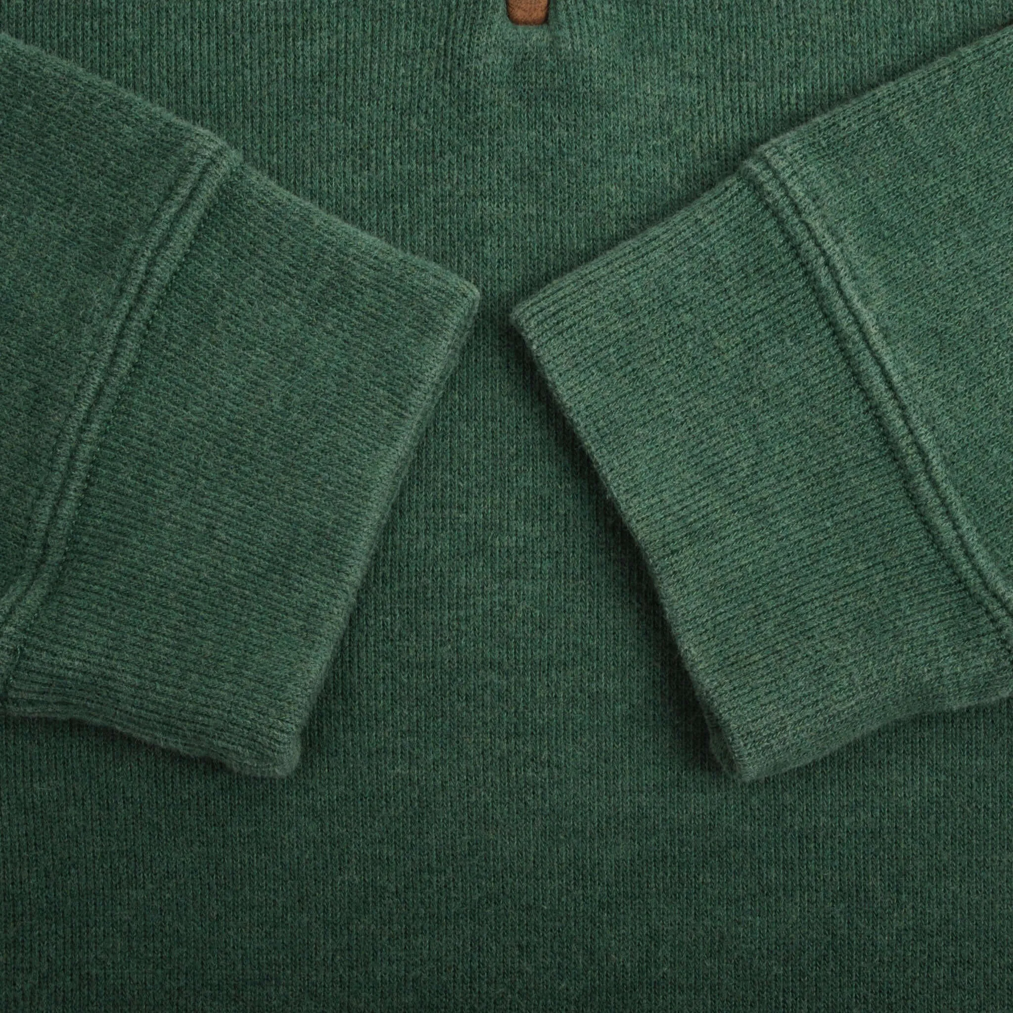 VINTAGE POLO RALPH LAUREN GREEN QUARTER 1/4 ZIP SWEATER 1990S SIZE LARGE