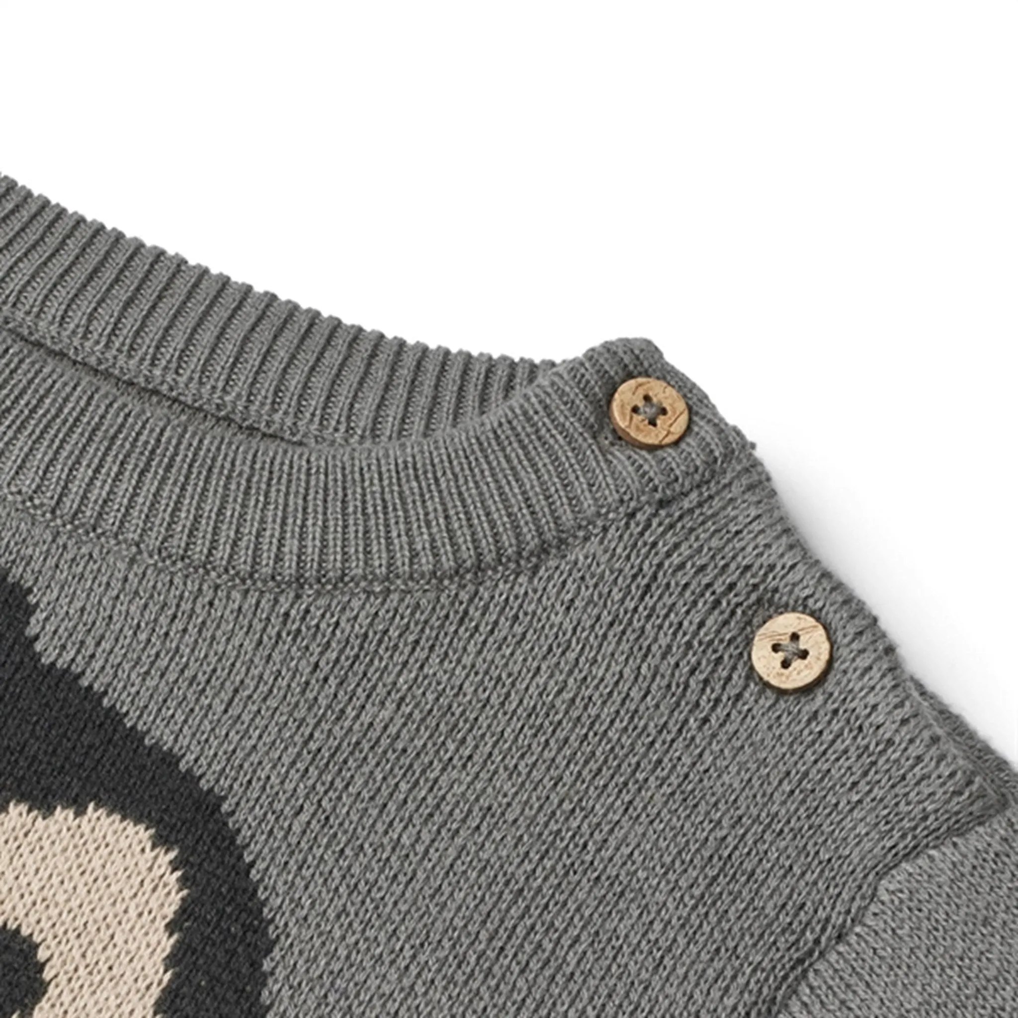 Wheat Autumn Sky Penguin Jacquard Pullover