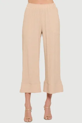 Wide Leg Crinkle Pant