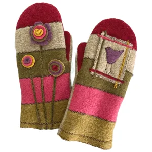 WM046 Plum-Full Mitten