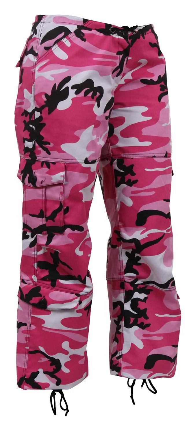 Womens Paratrooper Colored Camo Fatigues