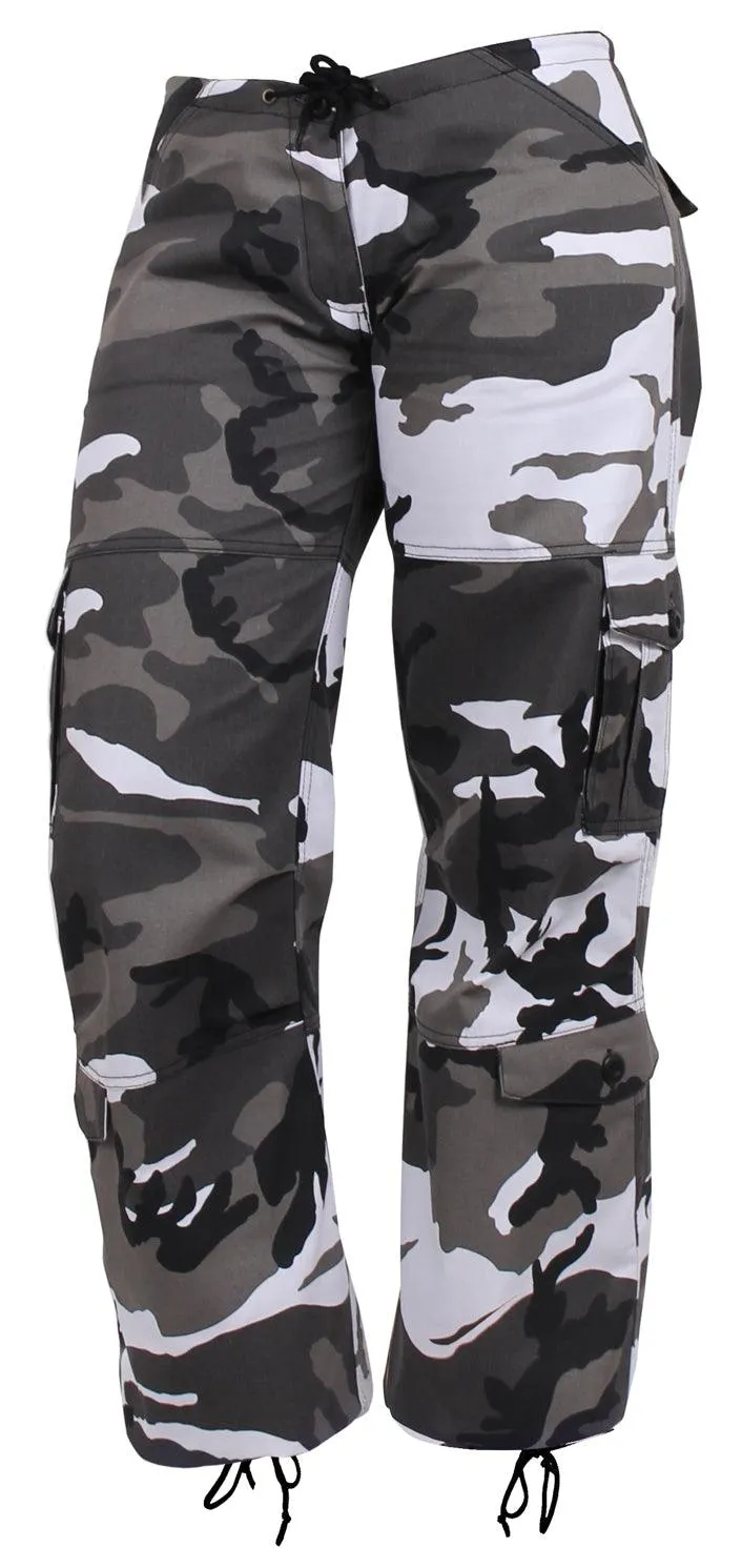 Womens Paratrooper Colored Camo Fatigues