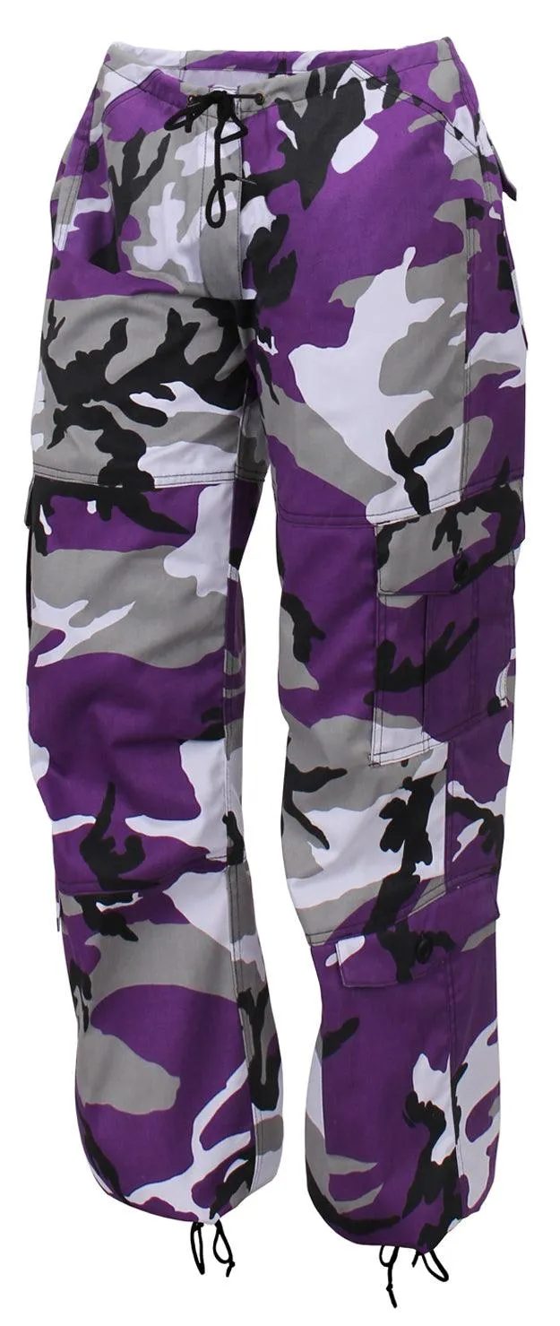 Womens Paratrooper Colored Camo Fatigues