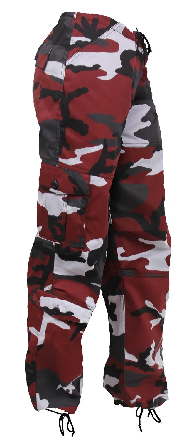 Womens Paratrooper Colored Camo Fatigues