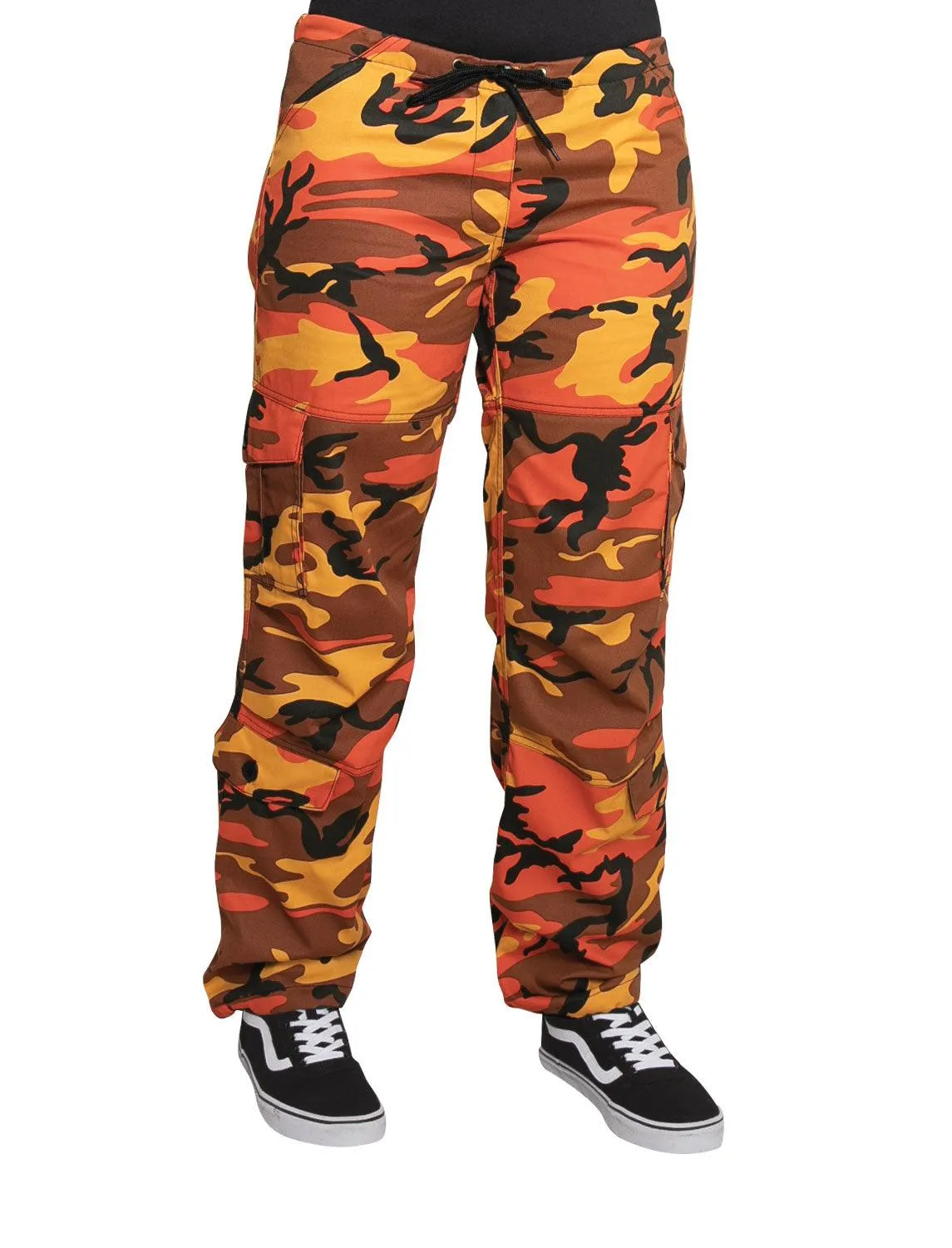 Womens Paratrooper Colored Camo Fatigues