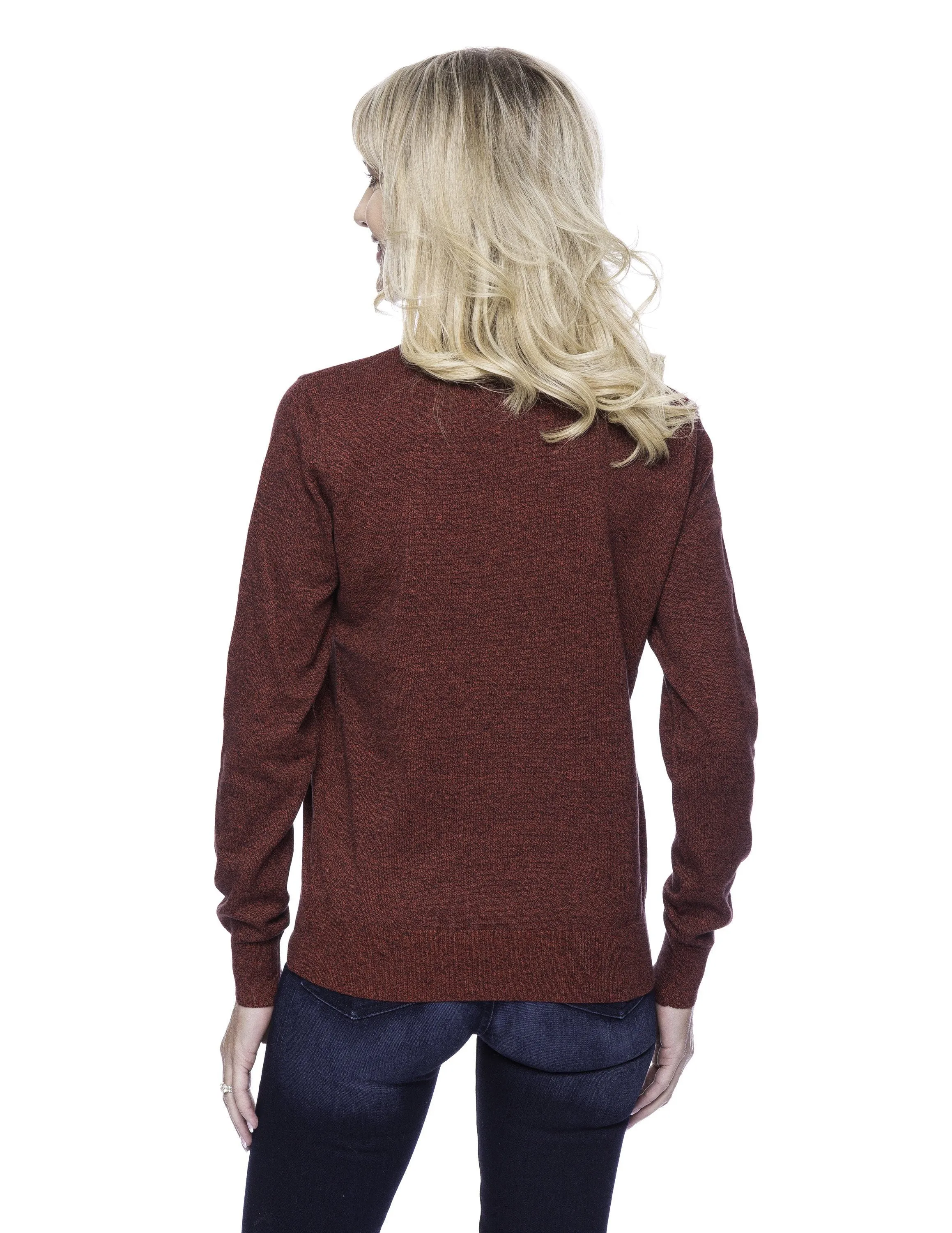 Women's Premium 100% Cotton Crew Neck Sweater