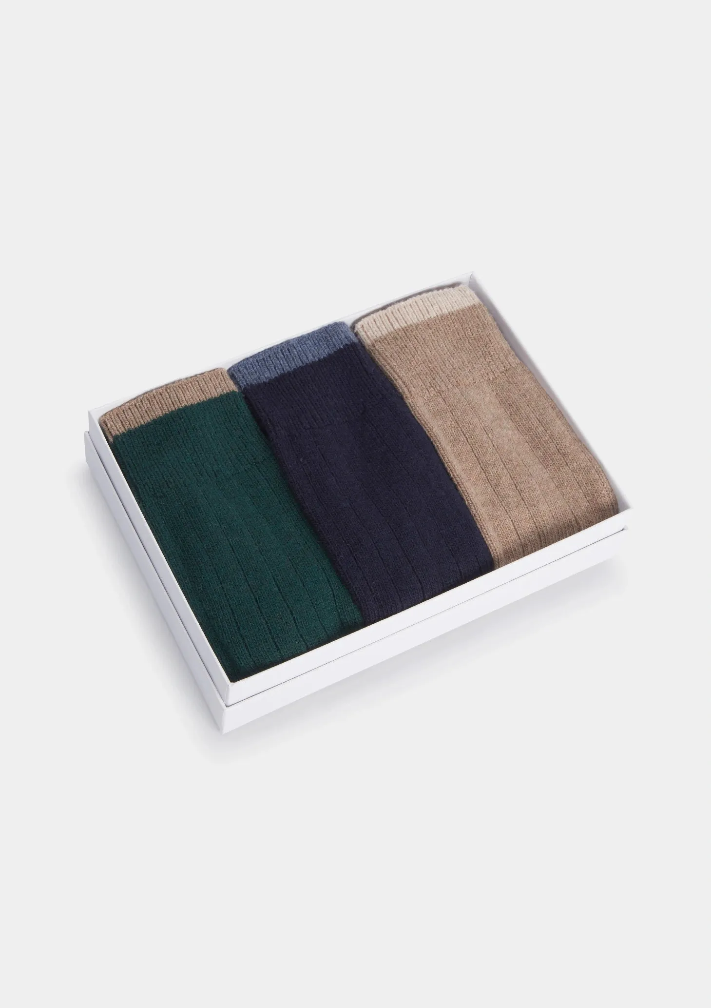 Wool Cashmere Blend Socks Gift Box