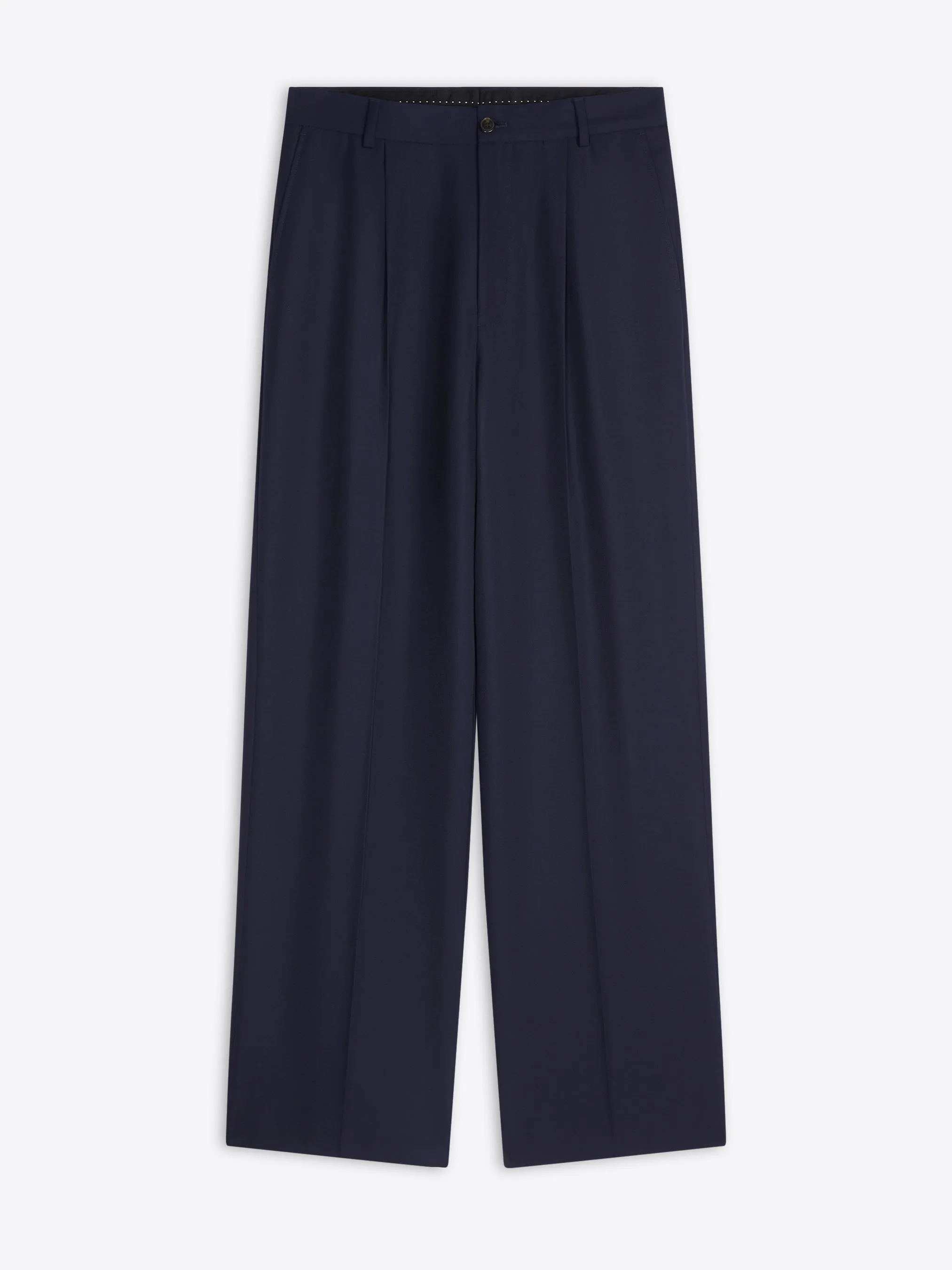 Wool flared pants