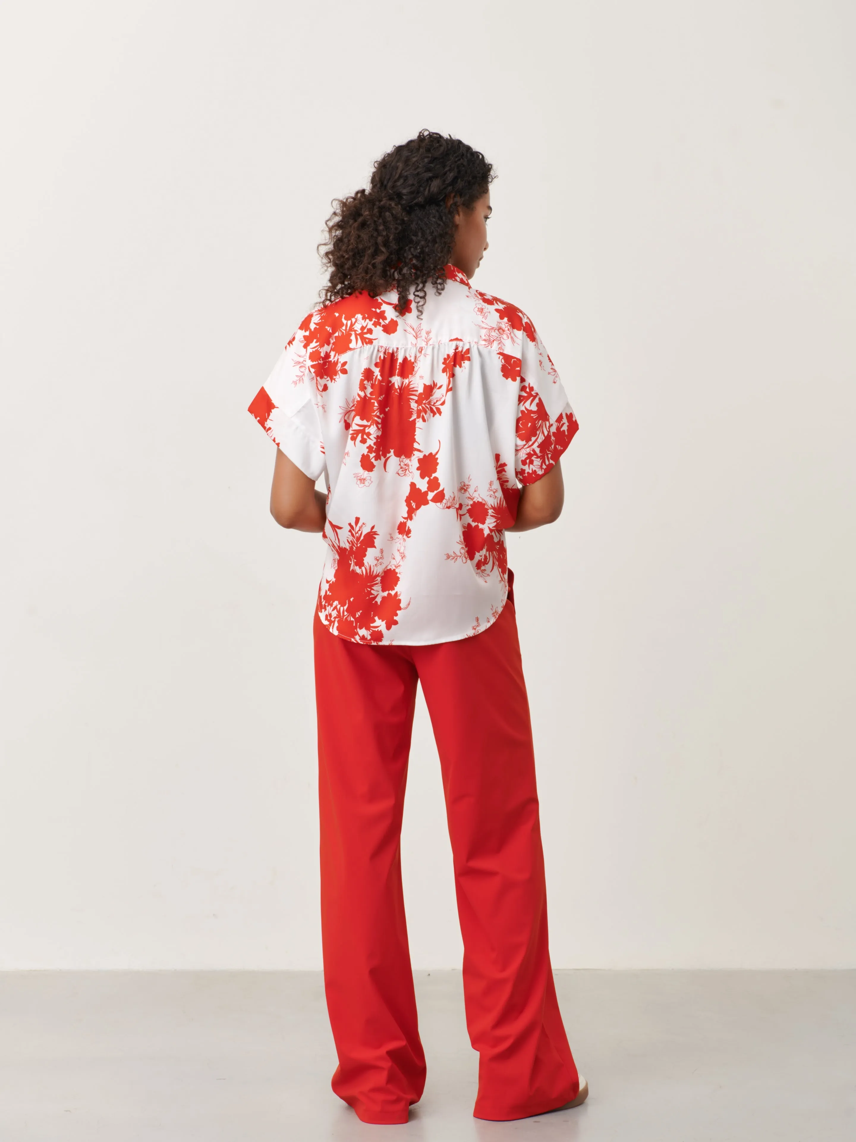 Yvette Pants Technical Jersey | Red