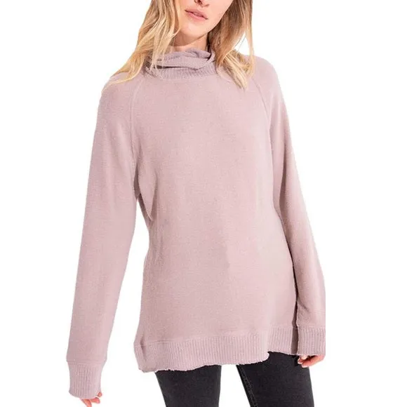 Z Supply soft spun mock neck pullover three colors zt183498